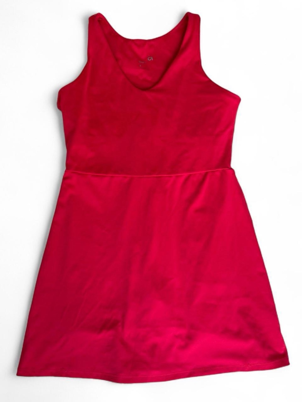 GapFit Raspberry Red Athletic Mini Dress Built-In Shorts Women’s S Activewear
